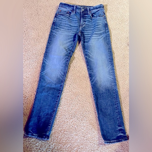 Young mens AE slim fit jeans 32 length - Picture 1 of 2